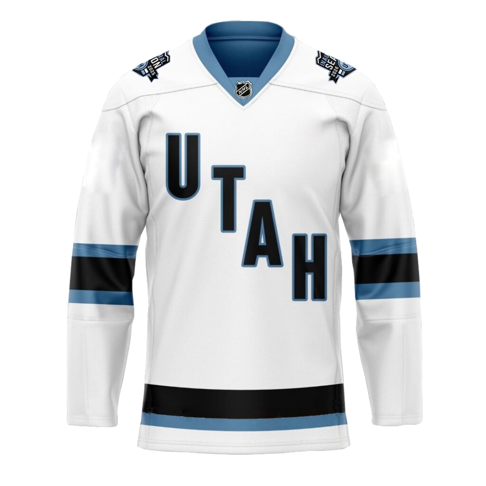 Utah Hockey Club 2024 Away Blank Jersey - White-Pro Kit Vault | Brand New 26/27 Sports Jerseys